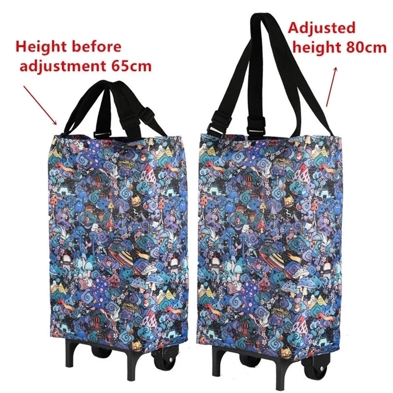 Borsa portaoggetti pieghevole  - Food Storage With Wheels recensione e prezzo