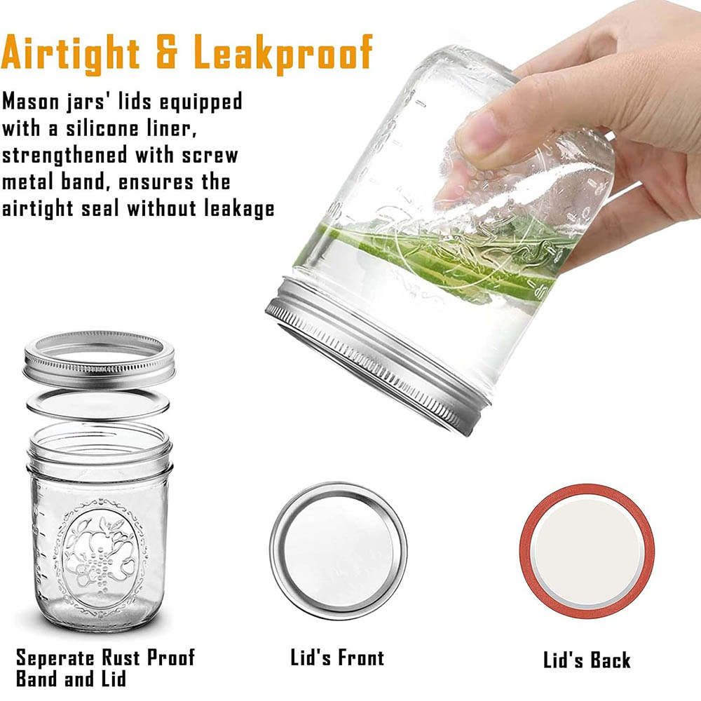 Barattoli Mason da 16oz a bocc - Mason Jar Wide Mouth recensione e prezzo