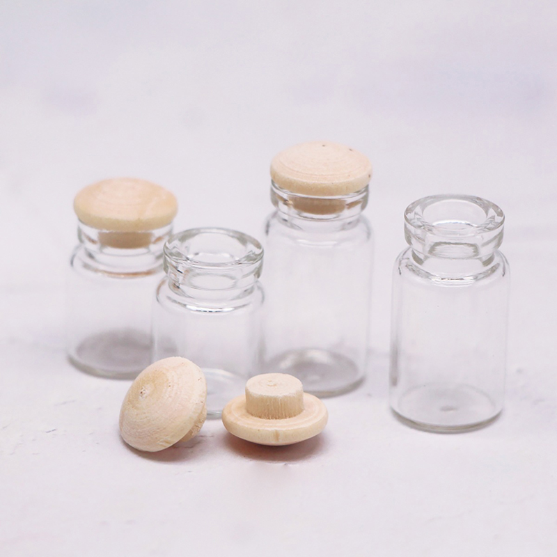 4 pezzi 1:12 barattoli di vetr - Food Storage Jars With Wooden Lids recensione e prezzo