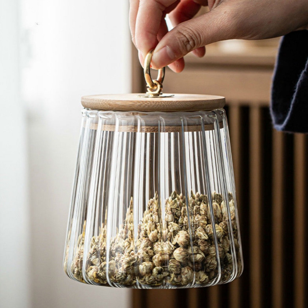 Contenitore per alimenti botti - Food Storage Jars With Wooden Lids recensione e prezzo