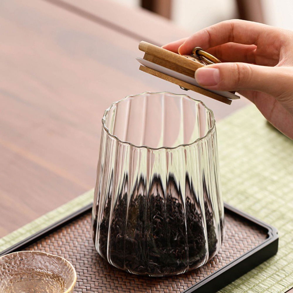 Contenitore per alimenti botti - Food Storage Jars With Wooden Lids recensione e prezzo