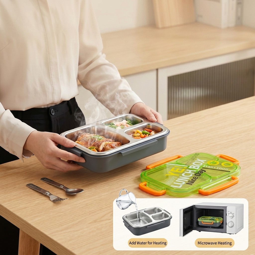 Contenitore per Pranzo in Acci - Food Storage Prep Containers recensione e prezzo