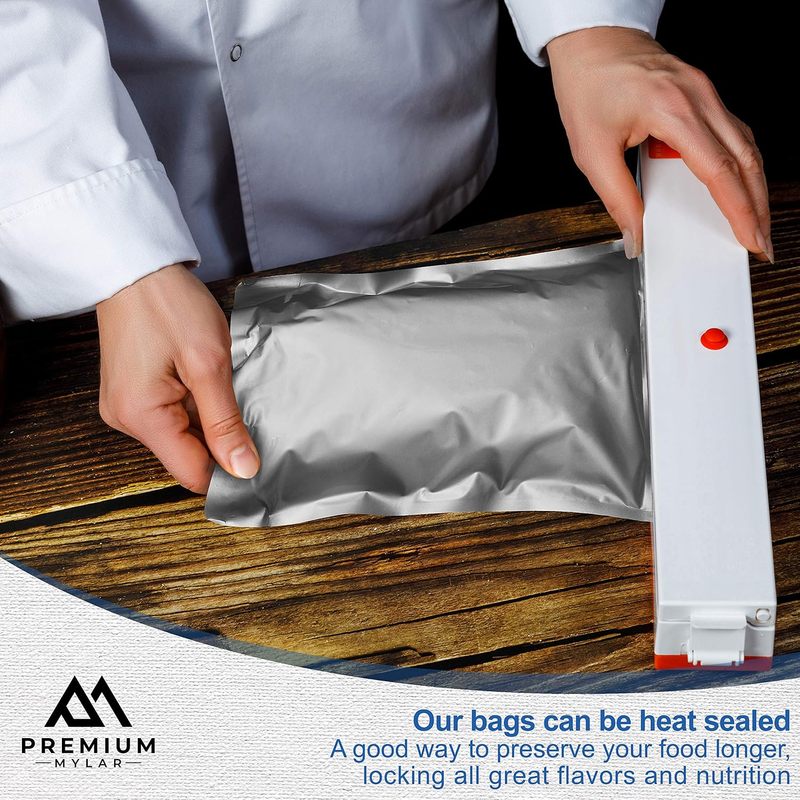 25 sacchetti in mylar - Sacche - Food Storage Vacuum Seal Bags recensione e prezzo