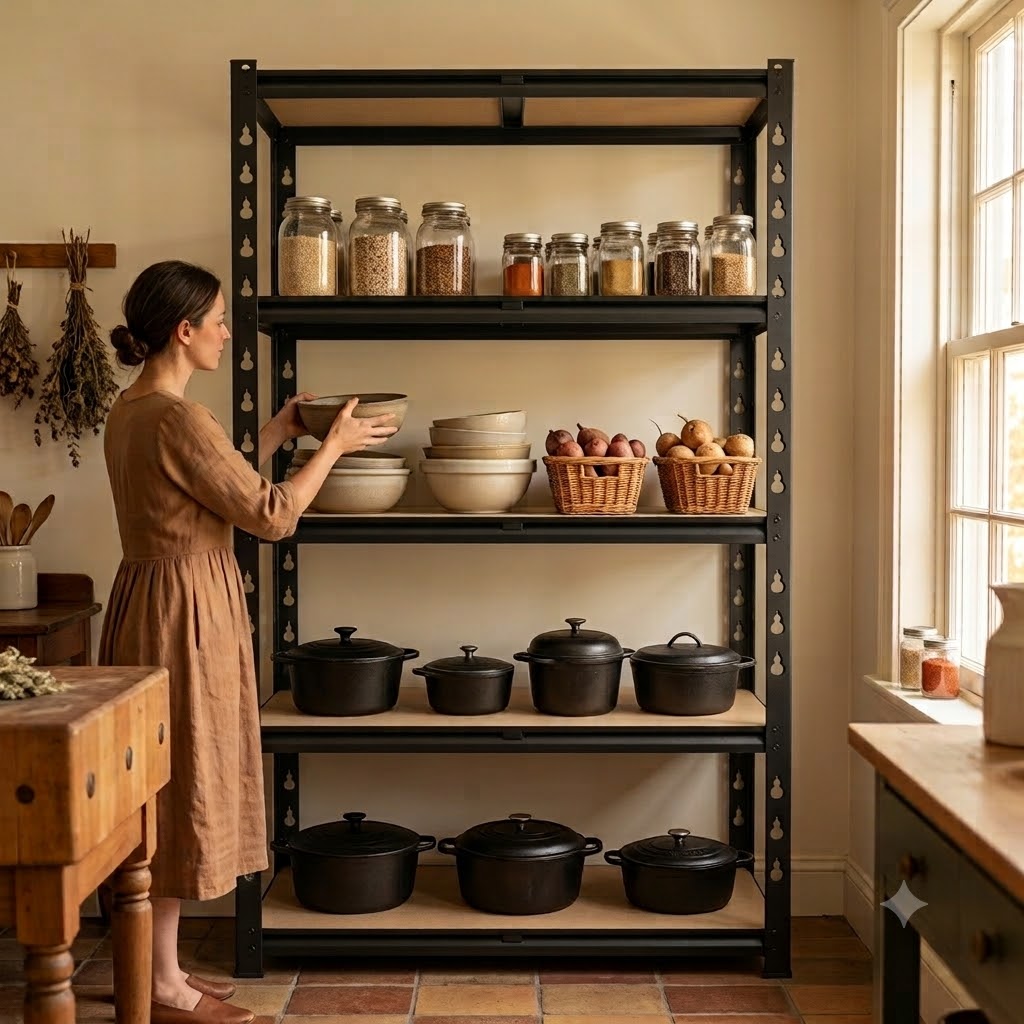 Scaffale Metallico Sottile a 5 - Food Storage No Pantry recensione e prezzo