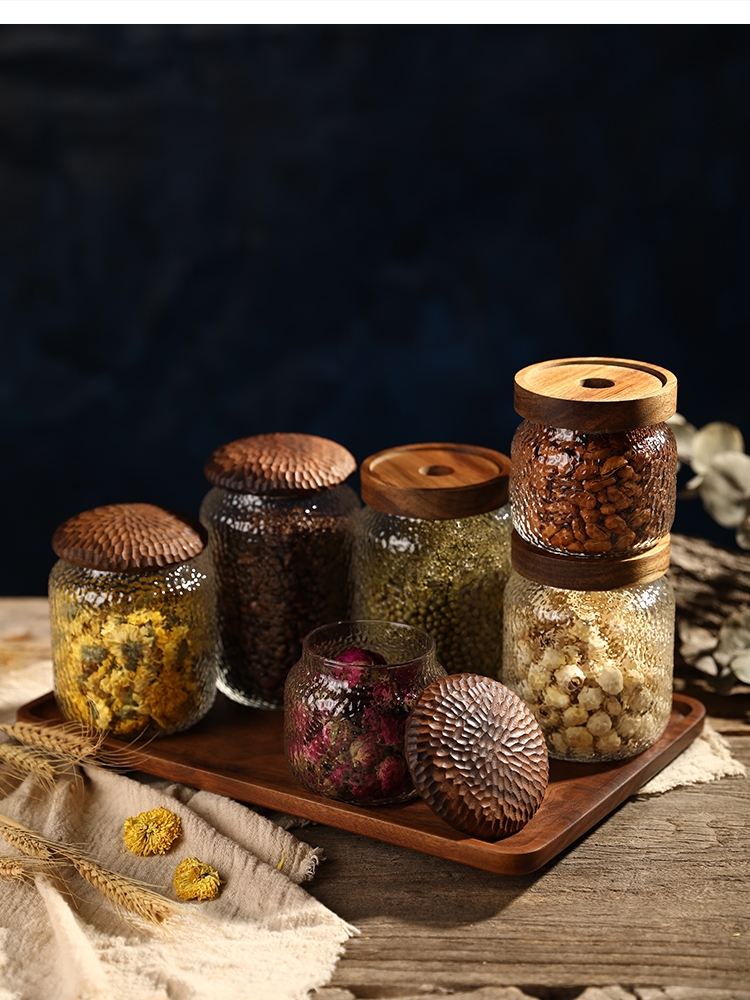 Bottiglia di stoccaggio multig - Food Storage Jars With Wooden Lids recensione e prezzo