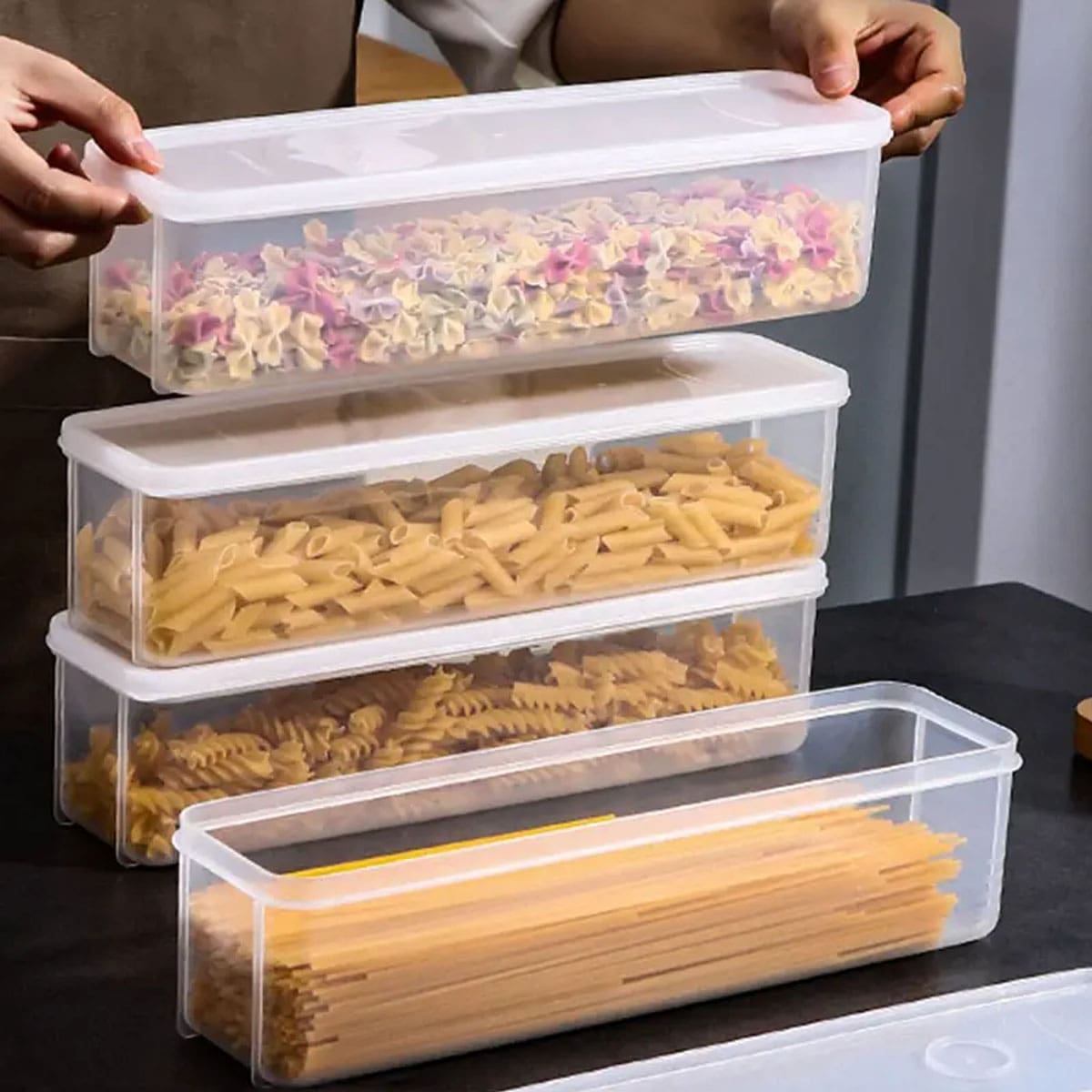 1 scatola portaoggetti in plas - Food Storage Boxes With Lids recensione e prezzo