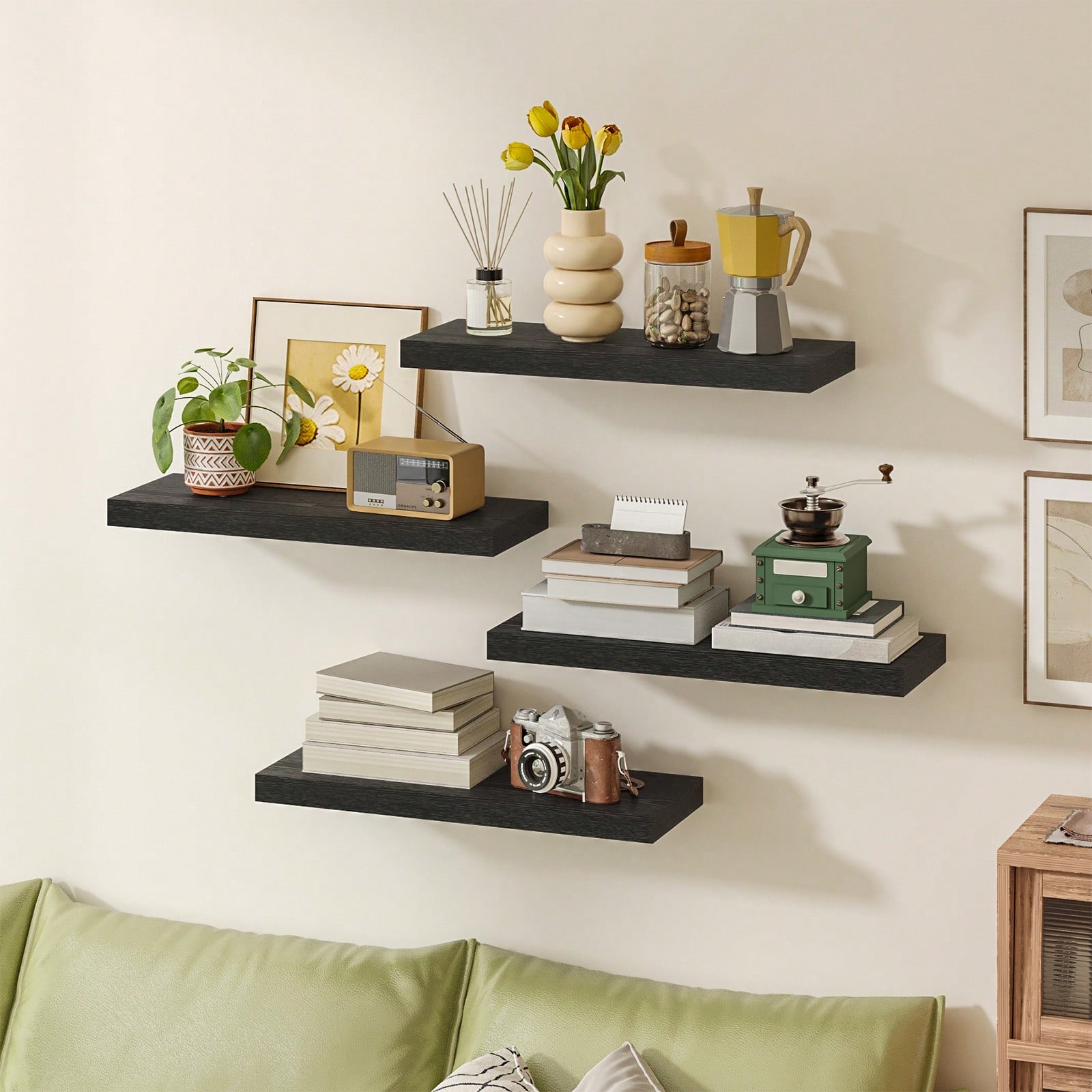 Set di 4 Mensole Galleggianti  - Food Storage Shelving recensione e prezzo